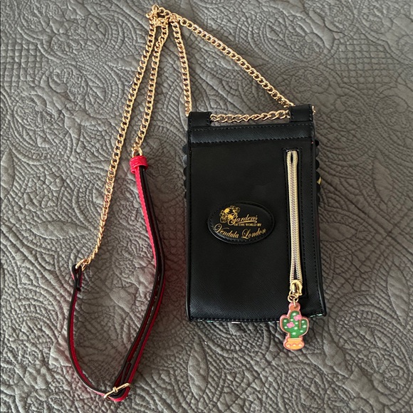 Vendula of London Elegant Black Floral Crossbody Bag - Picture 5 of 14